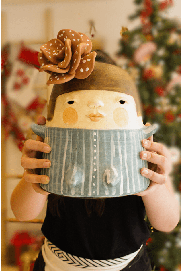 Boneca Decorativa Pedidora de Abracos Azul Armoriarte -1- Boneca Decorativa Pedidora de Abracos Azul Armoriarte -1-